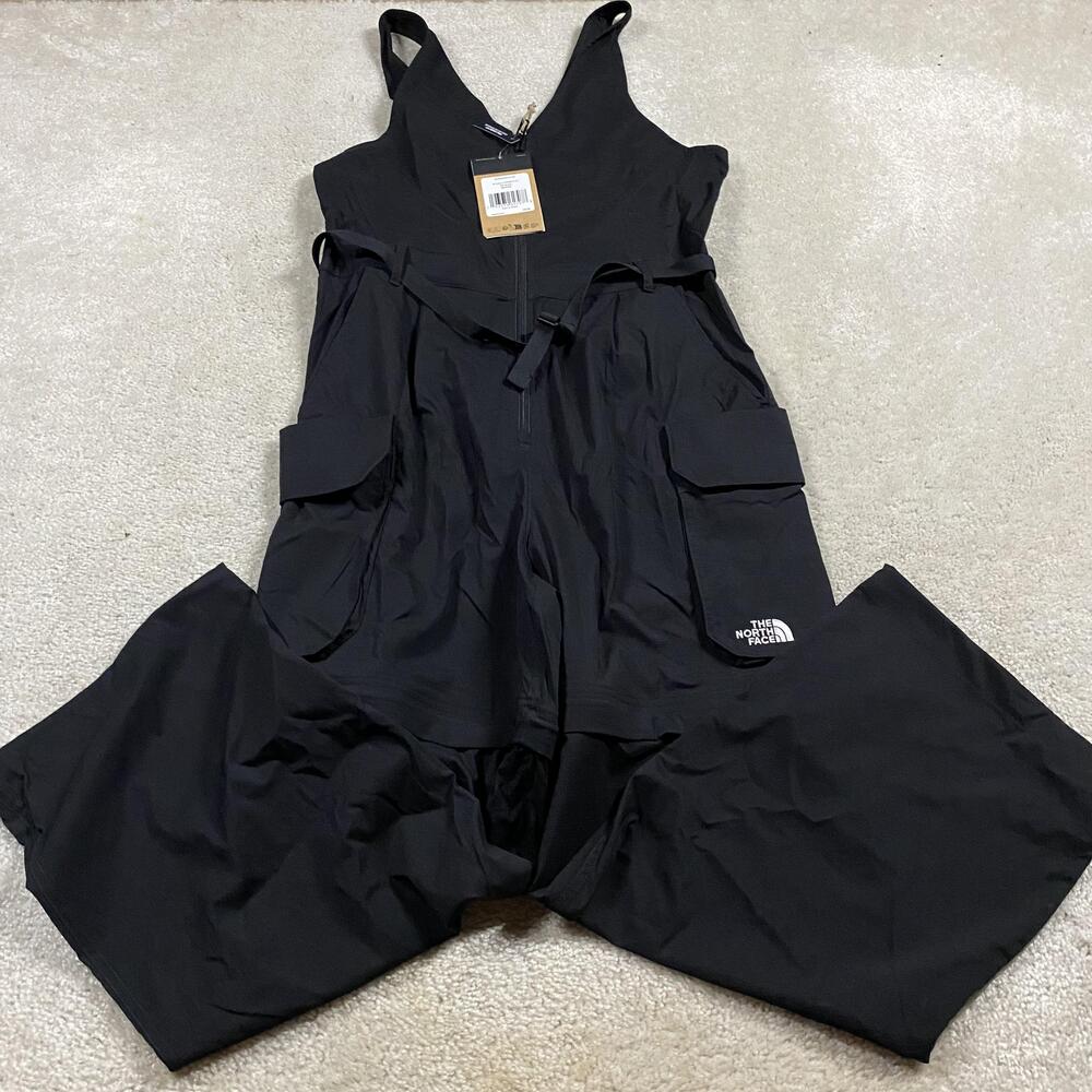 North Face Romper Womens M Black Class V Pathfinder 1 Piece Pockets Convertible